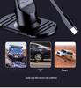 Magnetic Car Phone Holder with 15W Wireless Charger & Retractable Line, Rotating Stable Design