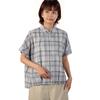 Foxfire Military TS Linen Check Light Gray [8212582] [Moisture-Wicking, Quick-Drying] Shirt, S/S, Women's,