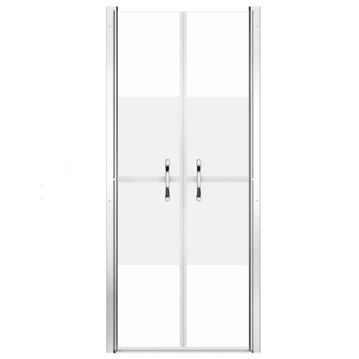 VidaXL ESG Shower Door Semi-Frosted 71x190 Cm 148785