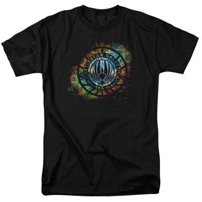 Battlestar Galactica Emblem Knock Out T Shirt or Sleeveless Tank To 6X