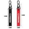 2025 Quente 1 Peça Moda Carro Nylon Metal Chaveiro Argolas de Chaveiro Porta-Chaves Para Mazda 3 Bk 6 Gh CX-5 CX30 MX-5 2 5 CX-3 GJ GL CX-8 MS RX