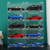 Transparent 1:24 Toy Car Display & Storage Box (Stackable)