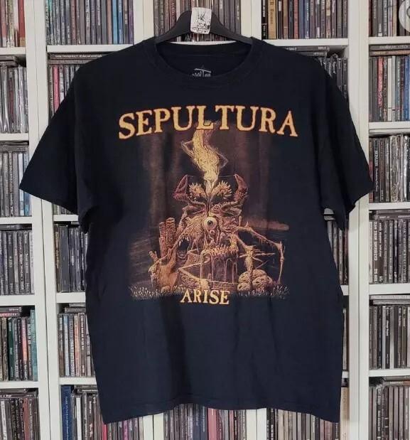 Retro Sepultura Band Rock Graphic Short Sleeve Black Unisex Tshirt S-5XL Unisex T-Shirt