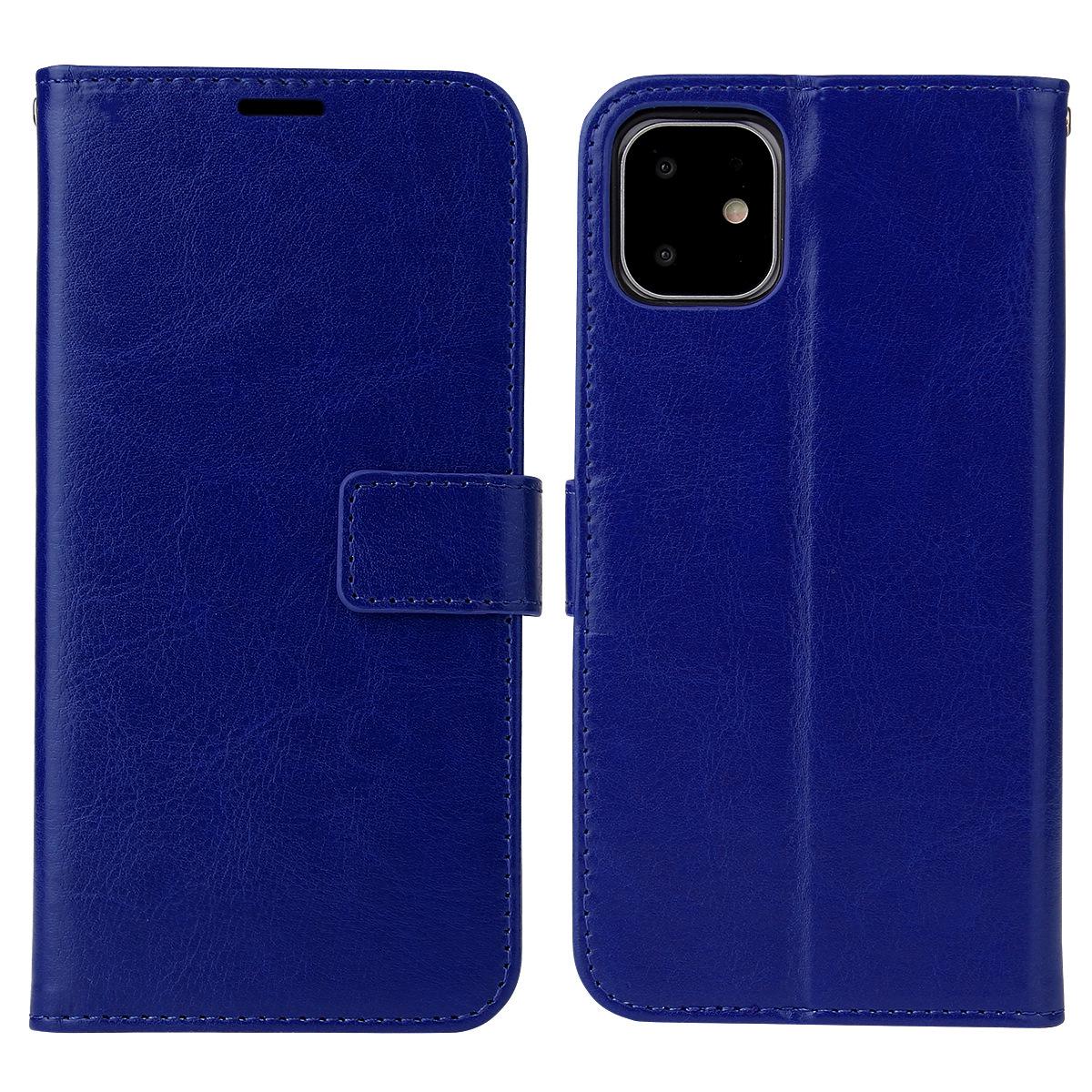 

Compatible Leather Flip Case for Redmi Turbo4Pro, iPhone 16s, Huawei - Crazy Horse Pattern, Anti-Drop, Crystal Material Redmi Turbo4