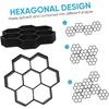 Concrete Brick Mold Hexagon Concrete Moulds DIY Cement Floor Tile Mold for Garden Driveway Walk Maker Cement Molds