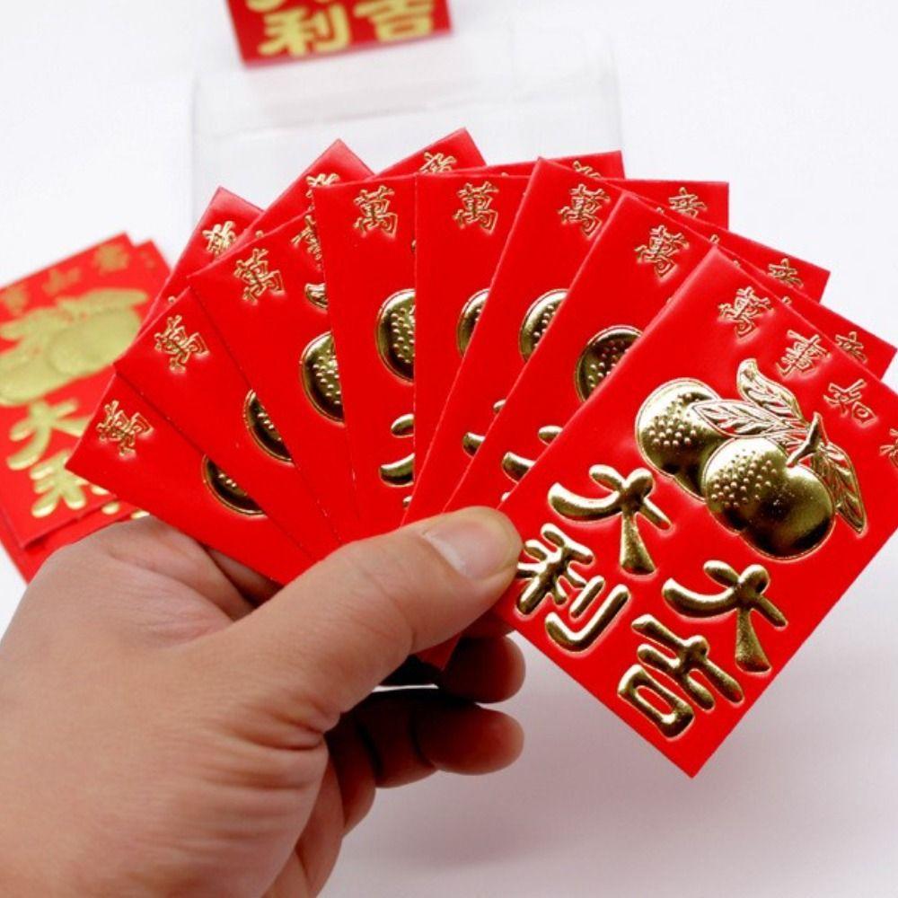 Chinese Wedding Best Wish New Year Money Pockets Blessing Pockets Mini Red Envelope Spring Festival