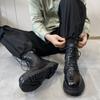 Podzim Zima Krokodýlí kůže Pánské Kotníkové Boty Trendy Kožené Pánské Kotníkové Boty Zip Street Cool Ležérní Pánská Obuv Botas Hombre