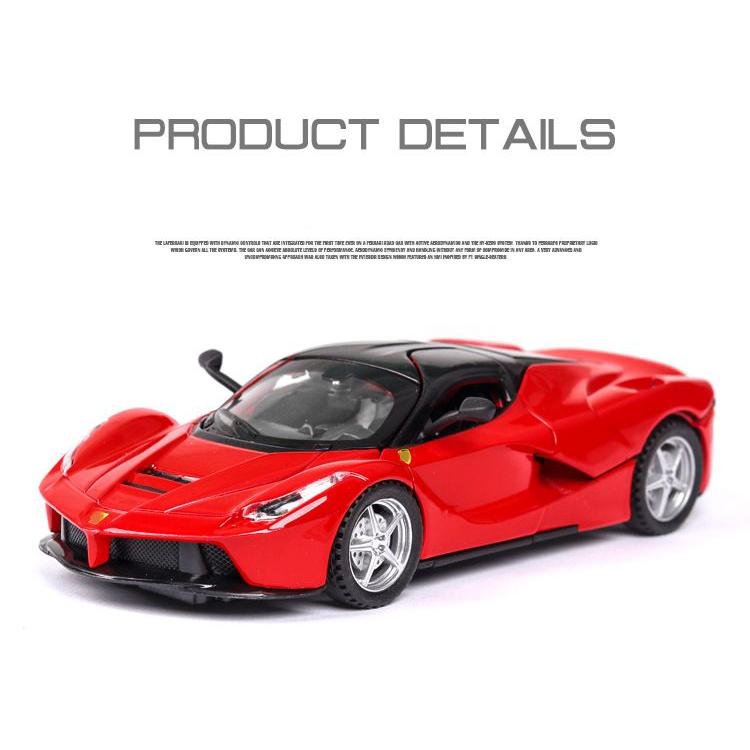 1:32 Ferraris Laferrari FXXK Toy Alloy Car Diecasts & Toy Vehicles Sound And Light Car Model Collection Car Toys For Children
