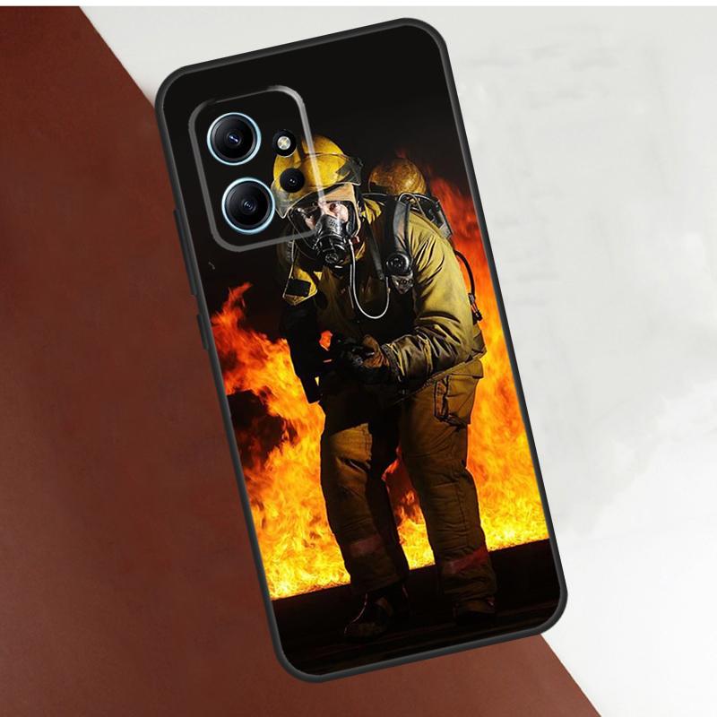 Fire Fighter Hero Case For Xiaomi Redmi Note 12 Pro 8 9 10 11 Pro 9S 10S 11S 12S Redmi 12 9C 10C 12C Cover
