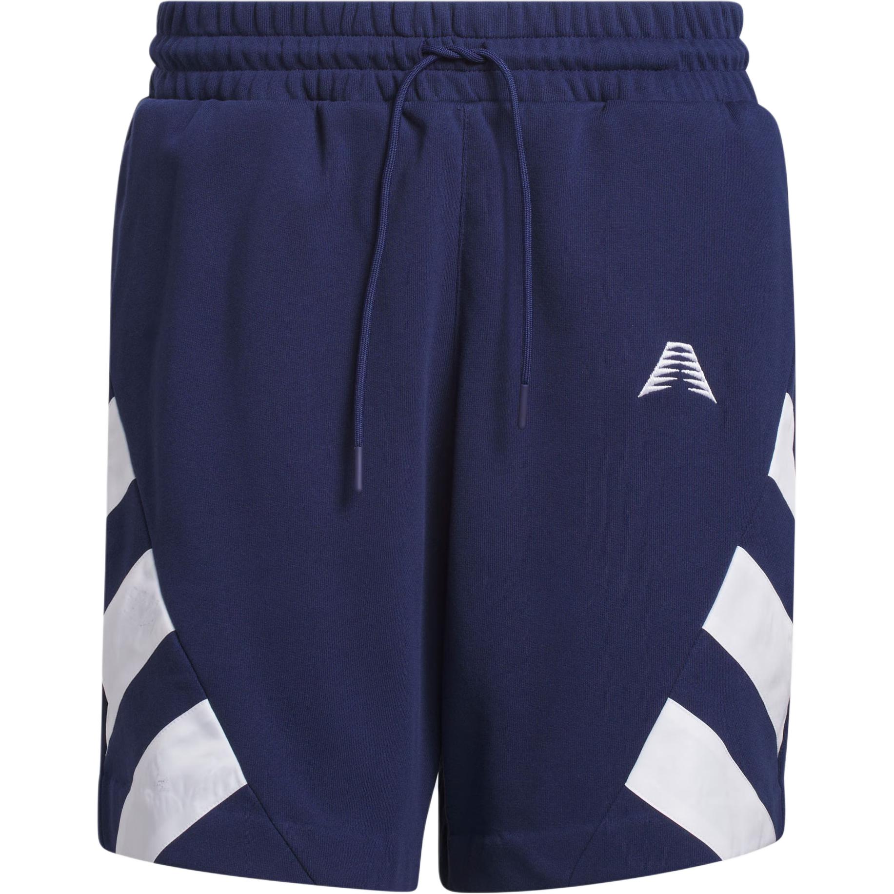 Adidas Anthony Edwards Loose Fit Color Block Lace-Up Basketball Shorts Men shorts KC5684 M
