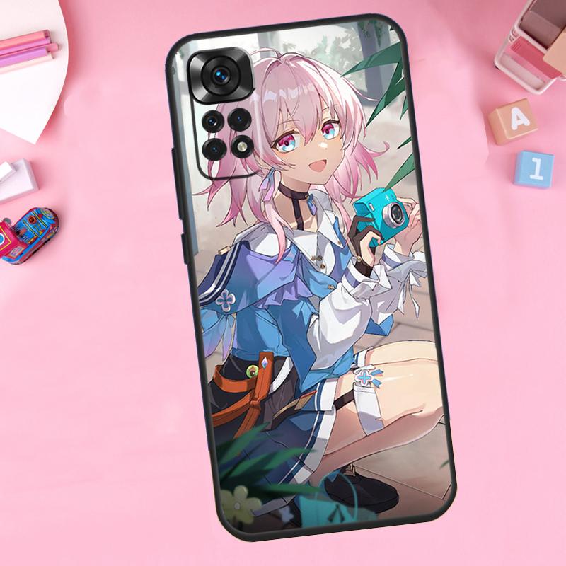 March 7th Honkai Star Rail Phone Case For Xiaomi Redmi Note 11 10 9 8 12 Pro Turbo 9S 10S 11S 12S 9A 9C 10C 12C Cover
