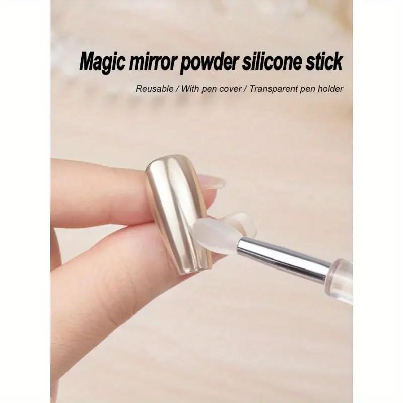 1PCS Portable Multifunctional Silicone Lip Brush with Cover Dustproof Lip Glaze Brush Lipstick Brush Lipstick Brush Eyeshadow Brush