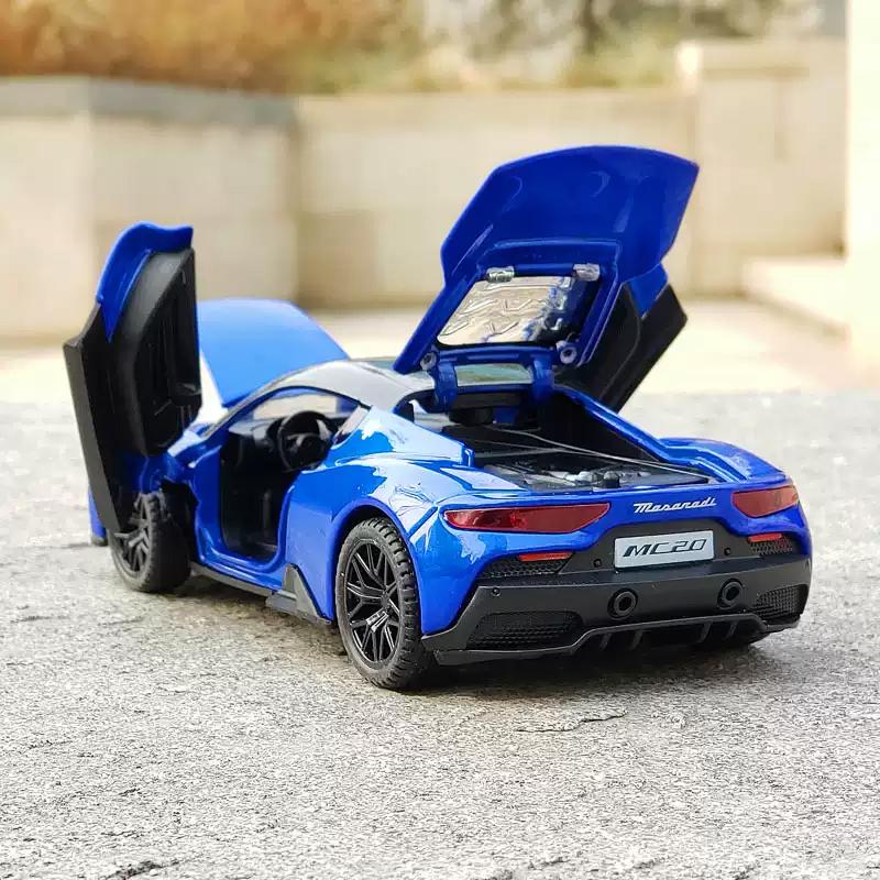 1:32 Scale MC20 Alloy Car Model W/ LED Lights & Sound Effects - Collectible Racing Toy for Kids & Adults, Perfect Gift for Car