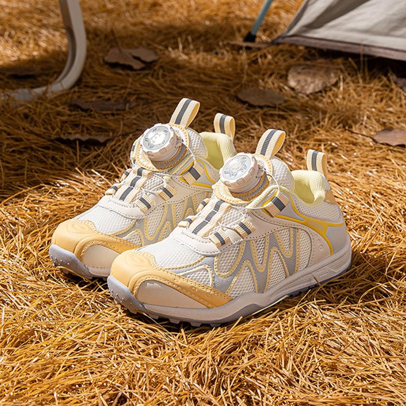 2025 Kids' Fall Sports Shoes: Boys' & Girls' Low-Top Non-Slip Running Shoes with Rotating Button - Fashionable & Versatile