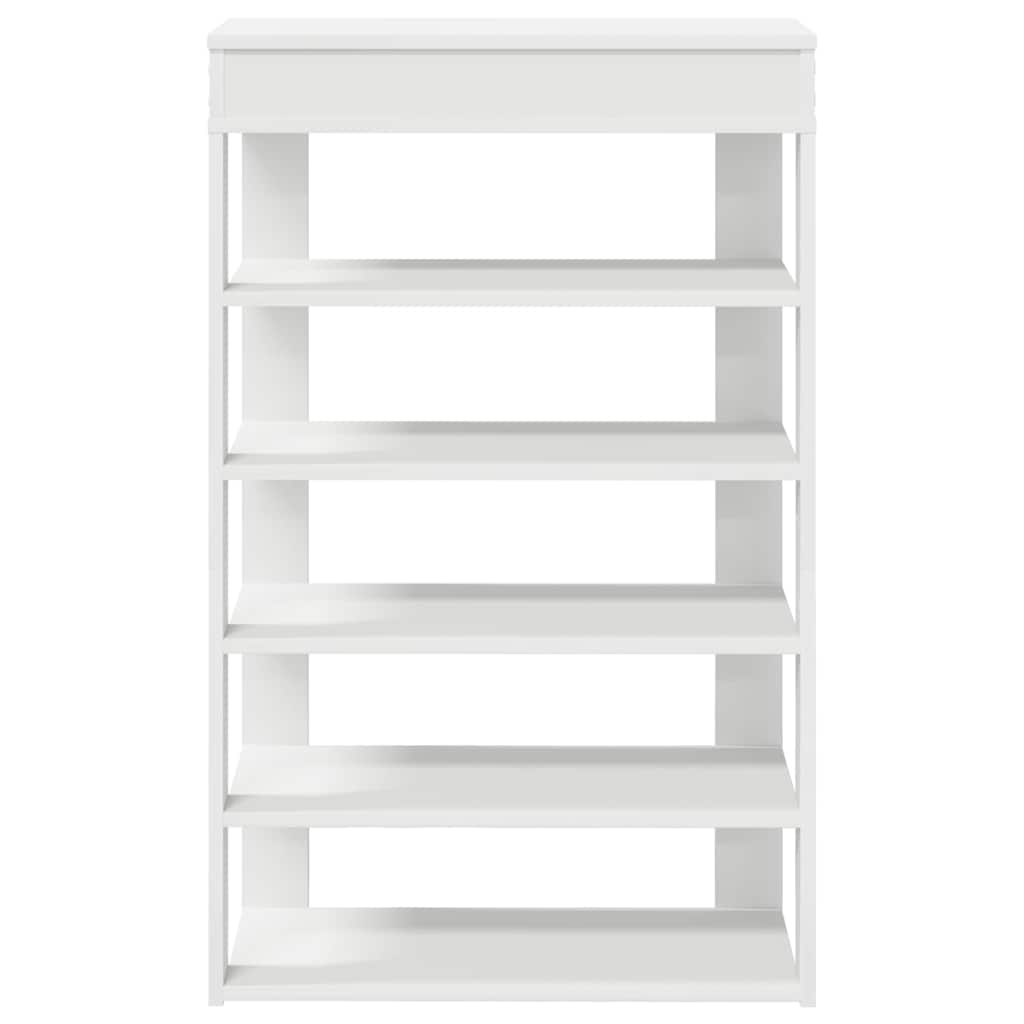 Shoe Rack White 60 x 30 x 98 cm Engineered Wood