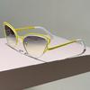 Butterfly Shaped Sunglasses Women Fashion Hollowed Rim Cat Eye Shades New Trendy Vintage Luxury Brand Design Sun Glasses