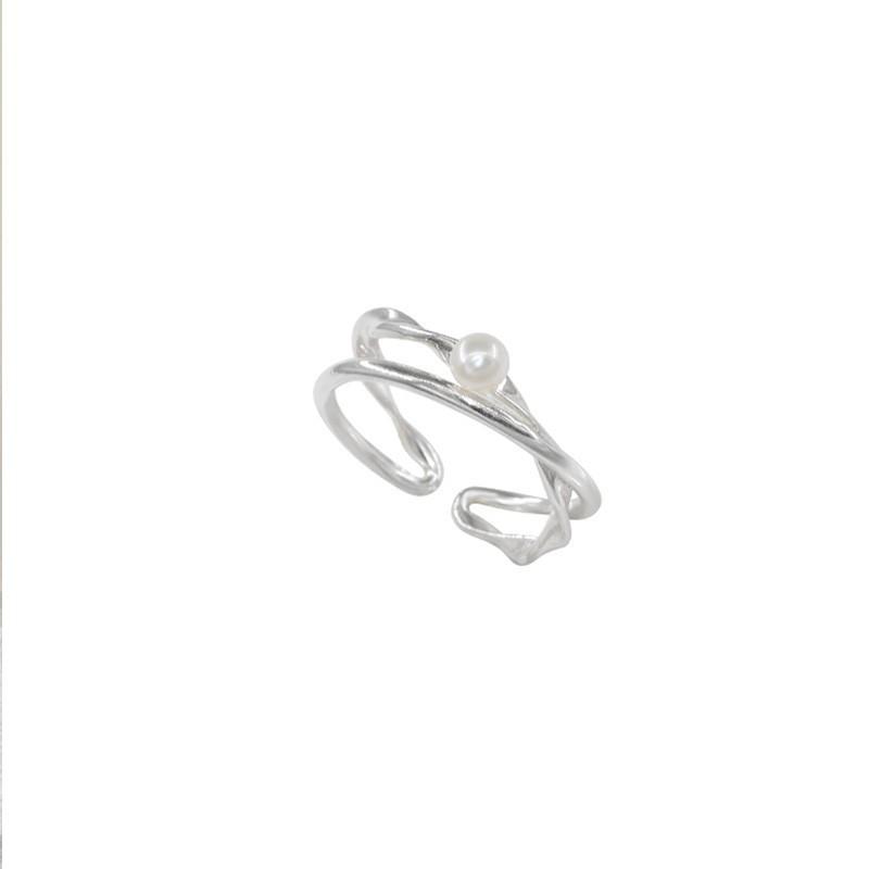 Women's Forest Style Bowknot Ring - Personalized, Stackable Open Design for Index Finger