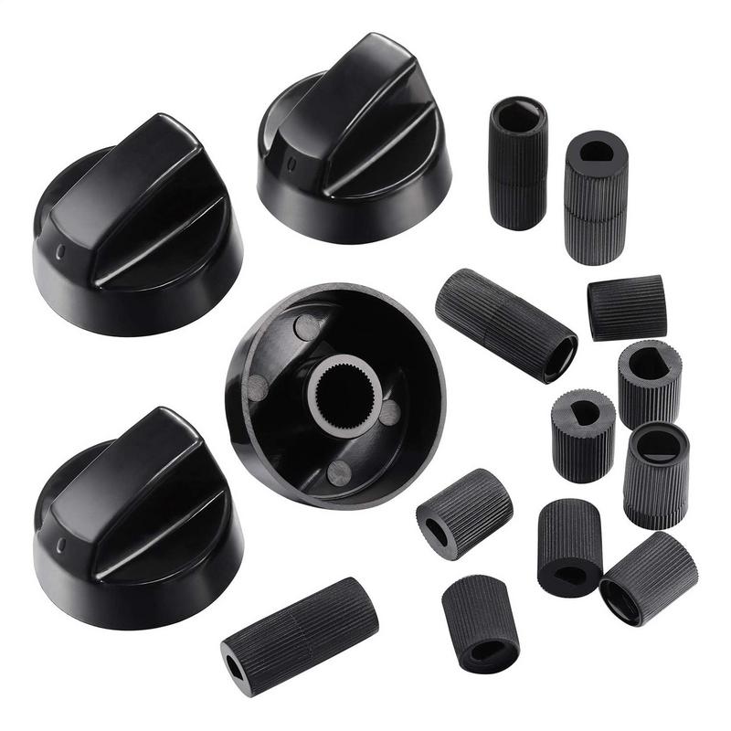 4pcs Replacement Switches Knob Gas Stove Control Knob Plastic Knob General Range Oven Knob Cooker Hob Knob For Benchtop Burner