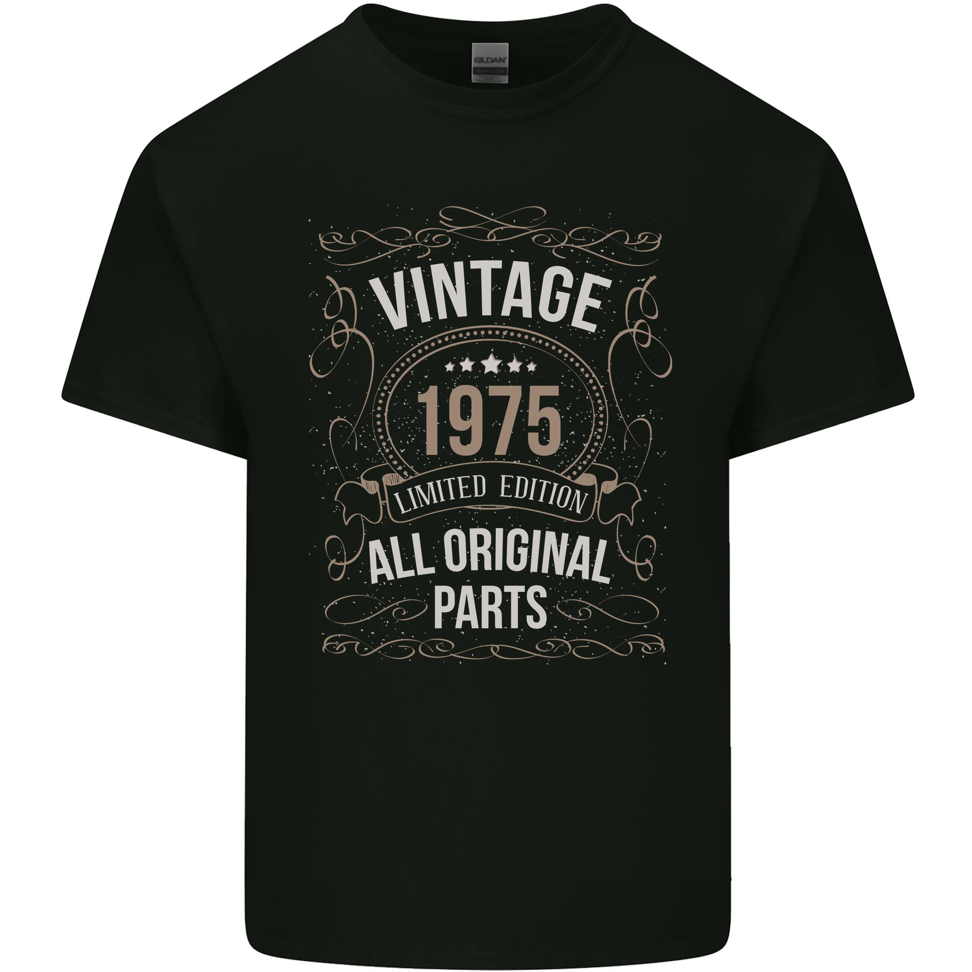 51st Birthday Limited Edition 1975 Unisexs Light Cotton TShirt S