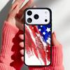 Flag American USA Flag Phone Case for iPhone 17 16 15 14 13 Pro Max Back Cover for 12 11 Pro Coque