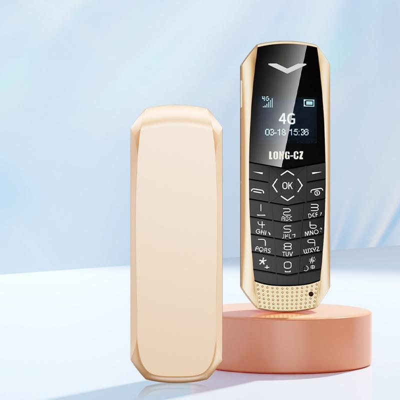 J60 4G Small Phone OLED Screen 1GB ROM Bluetooth Alarm Clock Mp3 Player 600mAh LTE Super Light Mini Portable Mobile Phone Multi-language