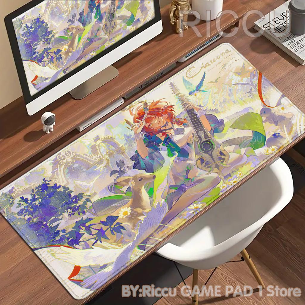 HD Wuthering Waves CIACCONA Mouse Pad Keyboard Mouse stitch Mouse pad Desk Mats Gaming Accessories PC Parts XXL E-Sports Rug