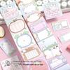 Letters Lover Tearable Sticky Note Roll - Energetic Daily Series Cartoon Cute Journal Border Stickers