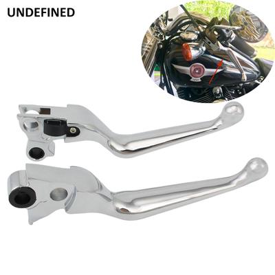 Chrome Brake Clutch Hand Levers For Harley Sportster XL 883 1200 1996-2003 Softail FatBoy 11-2014 Dyna Touring Road King 96-2007