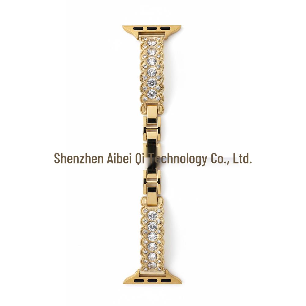 

Compatible Lace Metal Watch Band for Apple, Samsung, and Huawei Watches 38/40/41/42mm золотий