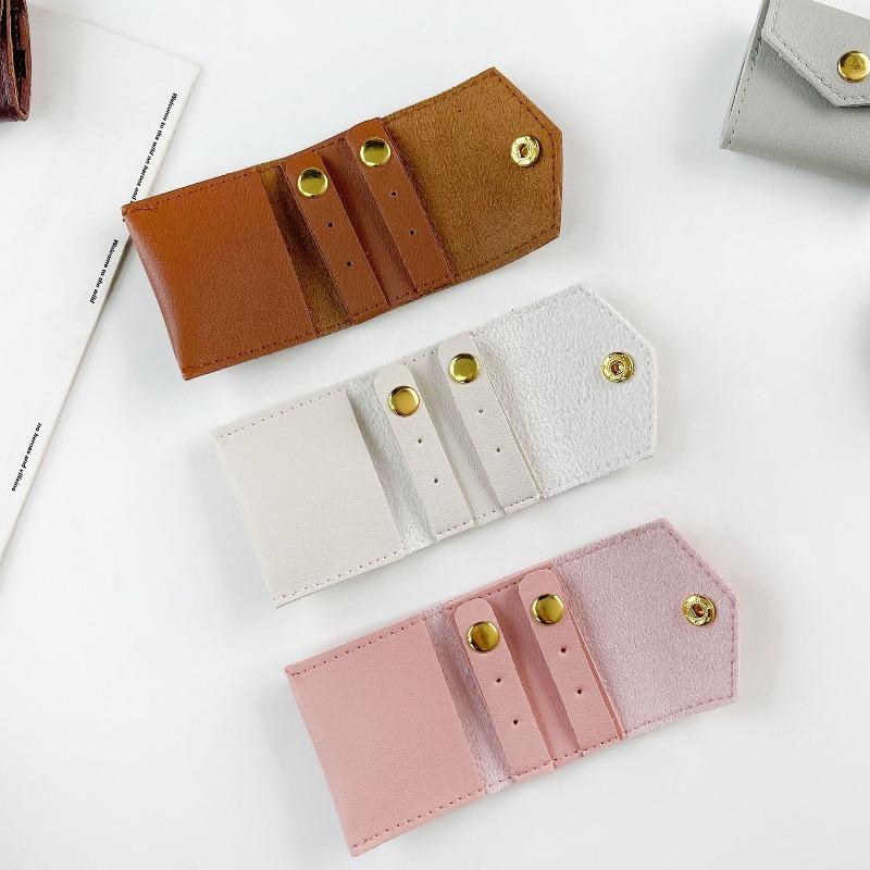 Pu Jewelry Storage Bag Multi-Functional Jewelry Roll Case High-Quality Travel Gift For Earrings Rings Necklaces Women Girls