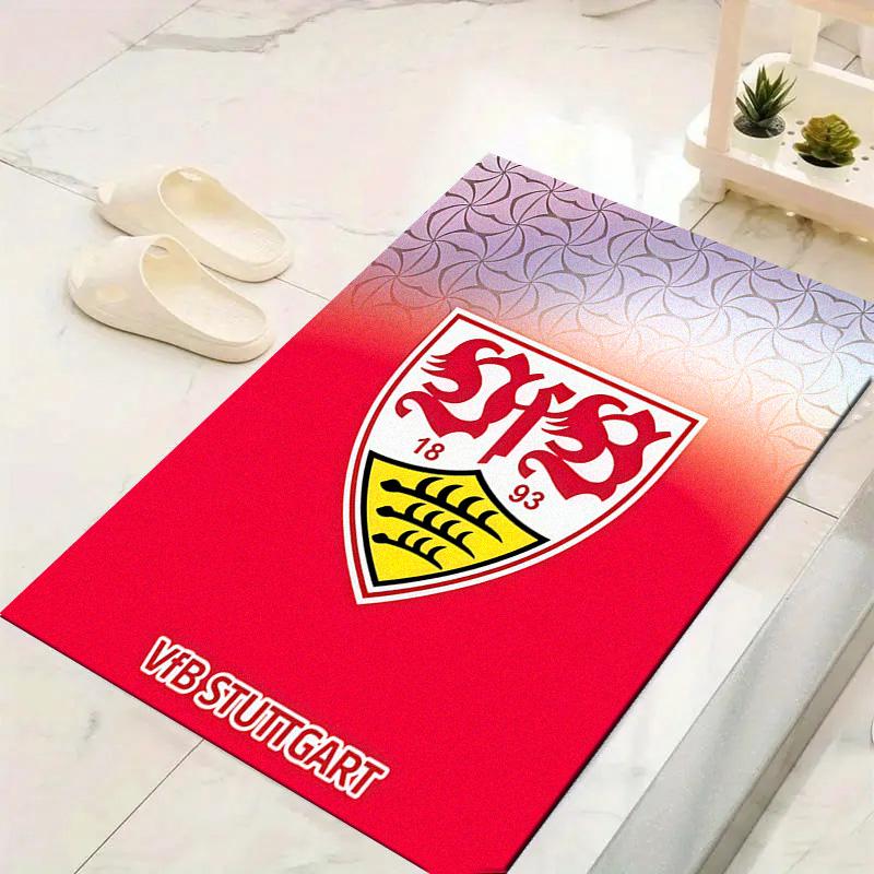 Stuttgart Football Club Carpet Rug for Living Room Bedroom Home Sofa Decoration, Kids play Non-slip Floor Mat