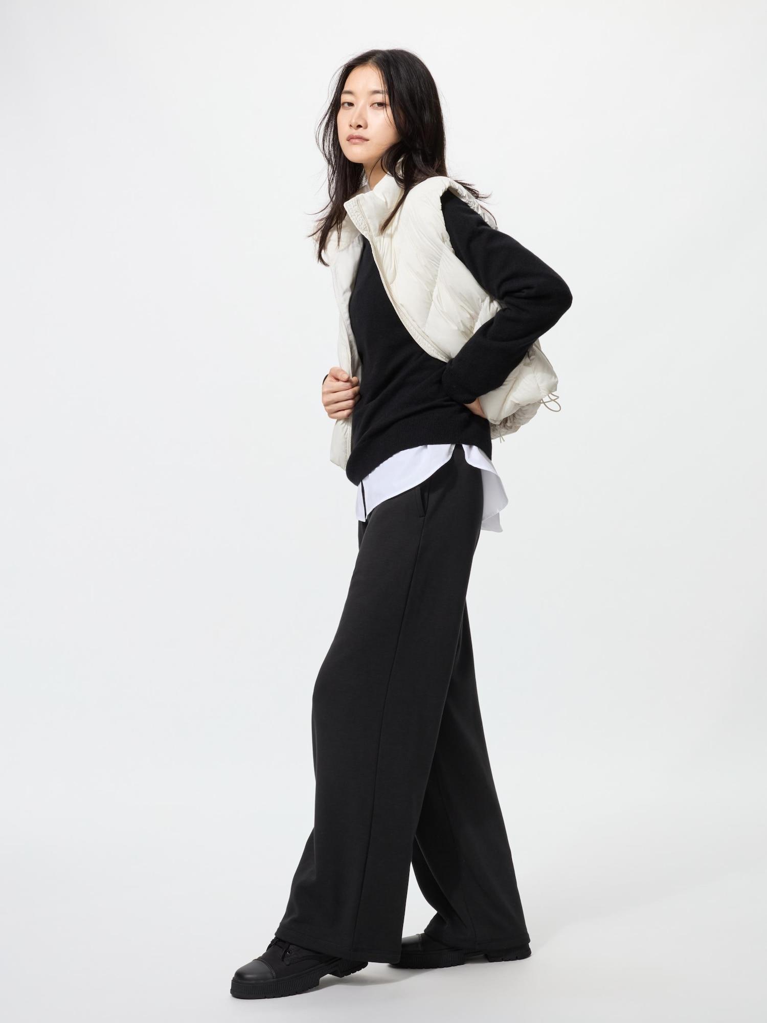 

Uniqlo Япония Теплые флисовые прямые брюки удлиненной длины 09 BLACK/XS