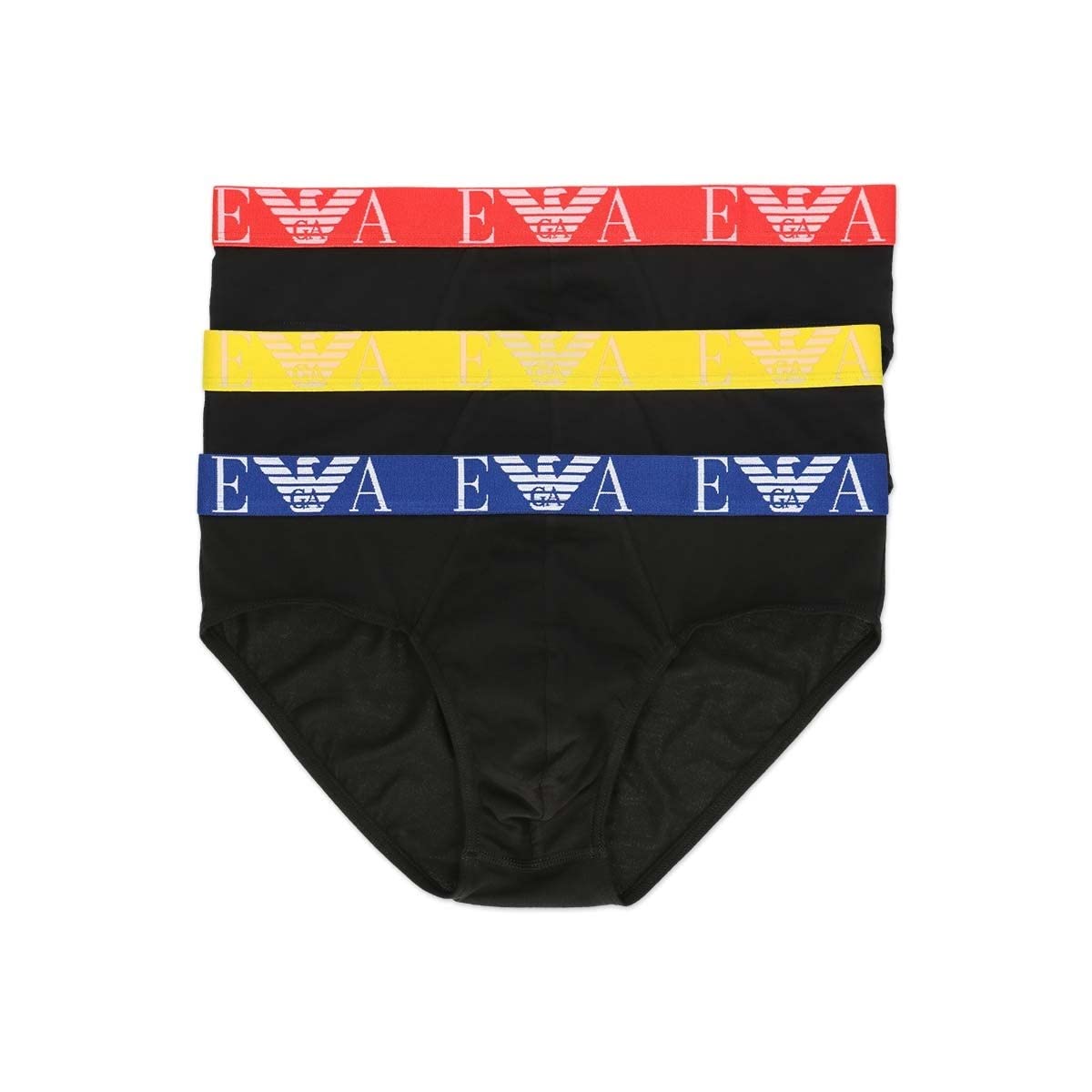 

Innerwear of BOLD MONOGRAM BRIEF Bold Monogram Briefs Pants Underwear 54037154 [Emporio Armani] [Set 3] Men s (L) чорний