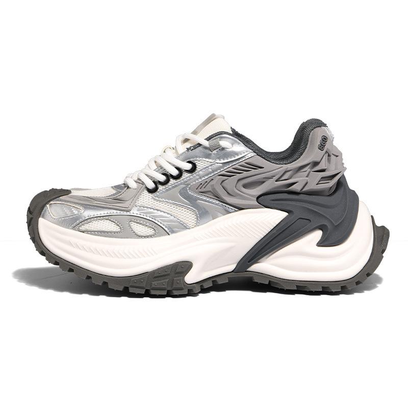 Tan Jianci Skorpion Dad Shoes: Trendige schwarze Sportschuhe mit dicker Sohle für Männer & Frauen 2025