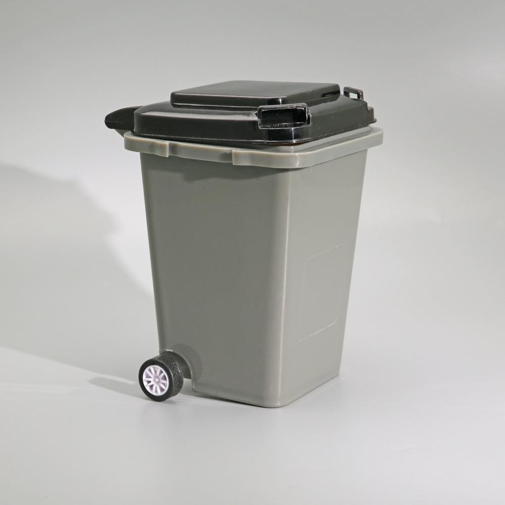 Creative Pen Container Roller Type Office Supplies New Office Desk Trash Bin