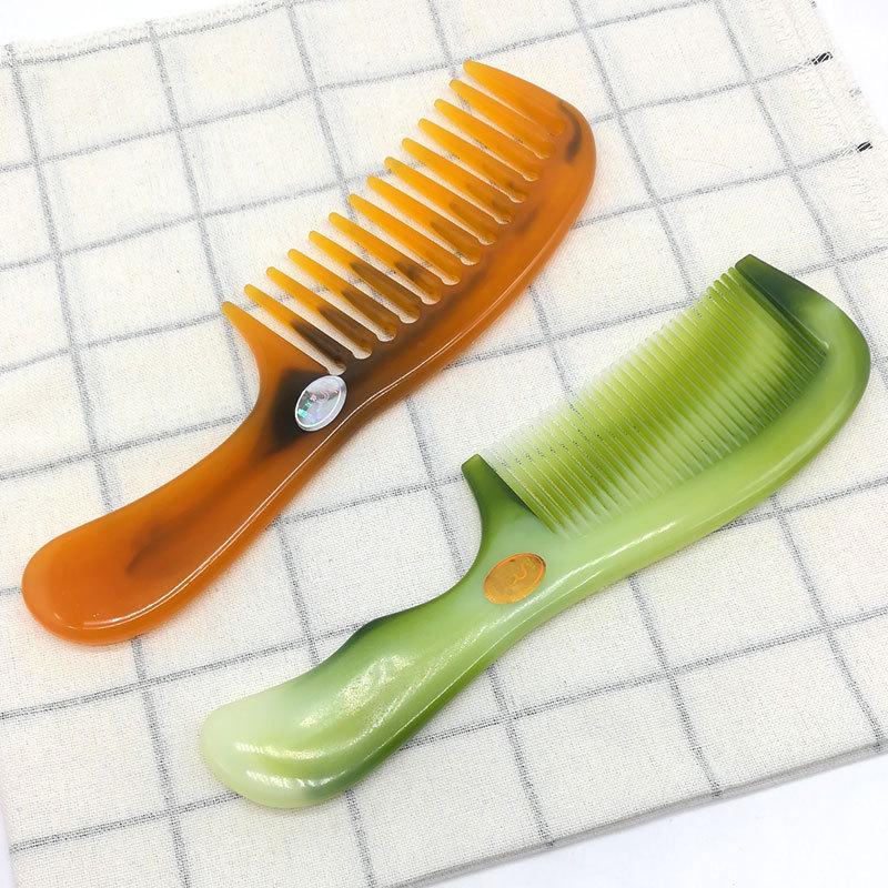 

Расческа для длинных волос у женщин - очень густые, широкие и средние зубцы - большой пластик, мягкий, не повреждает волосы Standard