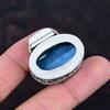 Owyhee blue opal pendant natural gemstone jewelry vintage pendant 925 sterling silver pendant handmade pendant gifts for him elegant jewelry