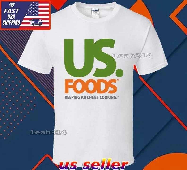 New Shirt Us Foods Logo T-Shirt Funny American Usa Unisex Size S-5XL S