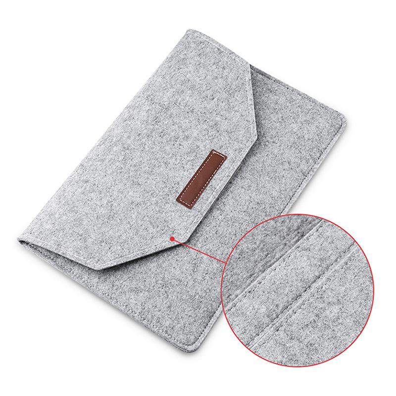 1pc/Wool Felt Bag/Sleeve Cover/12inch/13.3inch High-quality Felt Material Laptop Case For Macbook