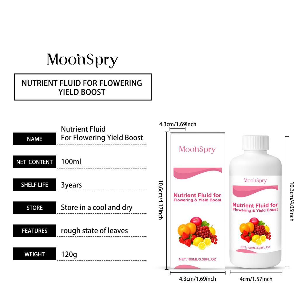 100ml Soluzione Nutriente per Fiori per Piantagione e Sviluppo dei Frutti Fertilizzante Orticolturale Promuove la Fioritura e la Crescita delle Piante