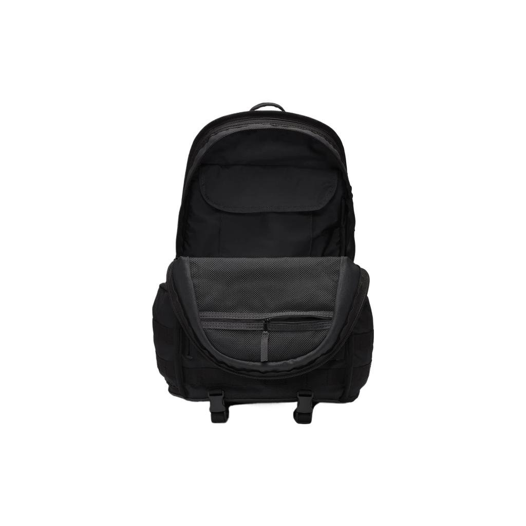 Nike Polyester Backpack Unisex Black White (Unisex) Backpacks FD7544 010