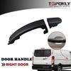 TQPONLY Sliding And Cargo Door Handle RH,Compatible With 2015- Ford Transit T150 T250 T350 Van,Exterior Rear Door Handle Outer Door Part (Texture