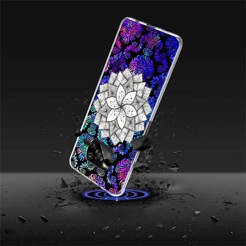 Totem Mandala Colorful Flower Phone Case For Xiaomi Poco X7 X6 X5 Pro F7 Ultra Redmi 15C 15 13C 13 12C 12 10 10A 10C 9 9A 9C 9T