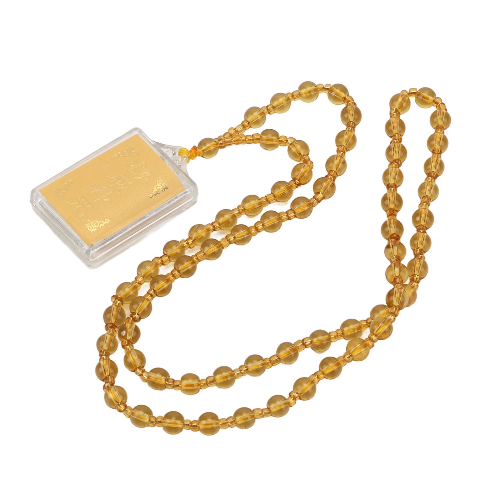 10 Pcs Amulet Pendant Necklace Exquisite Beautiful Buddhist Pendant Necklace Beads Necklace for Boys Girls