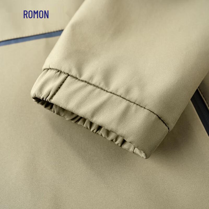 Romon Men's Stand Collar Business Casual Jacket