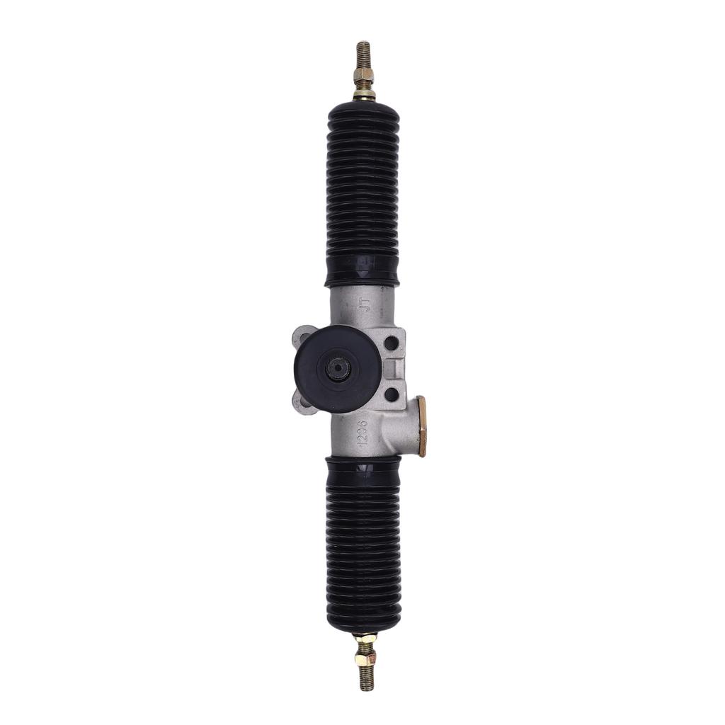 Power Steering Gear Rack Pinion Assembly 30T 420mm Long with Rubber Bushing for Go Kart ATV UTV Quad