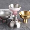 Double Walled Footed Stainless Steel Dessert Container Puddings Cup Ice Cream Bowl For Birthday Parties And Coffee Shops
