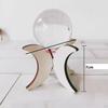 Wooden Display Holder for Round Objects Like Made of Wood Modern and Crystal Ornaments Accessories