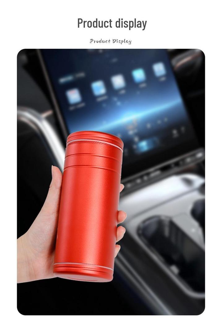 Car Cup Holder Tissue Dispenser - Creative Cylinder Tissue Box for Car.