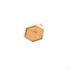 Pot Drainage Tray Multiple Shapes Bamboo Waterproof Round Plant Saucer for Indoor,